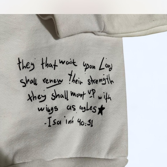 White ‘Diamond Cross Ranch’ Jackson Hole, Wyoming Crew Neck Sweatshirt - Picture 3 of 4